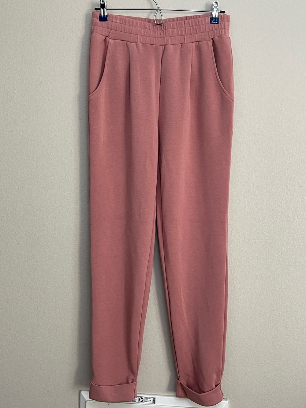 Varley The Rolled Cuff Pant 28.5 Double Soft sz S Clean Girl Loungewear feminine - Picture 3 of 10